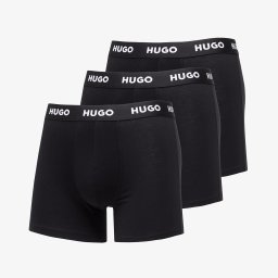 Боксерки Hugo Boss Logo-Waistband Boxer Briefs 3-Pack Black S
