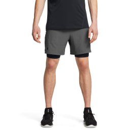 Къси панталони Under Armour Vanish Woven 2In1 Sts Gray XXL