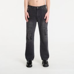 Дънки Wasted Paris M Ripped Manc Faded Black 34