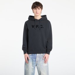 Суитшърт A.P.C. Standard Hoodie With Large Vpc UNISEX Faded Indigo/ Ecru XL