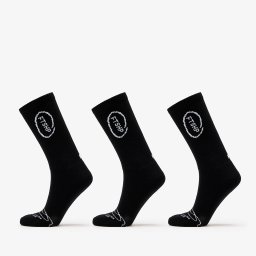 Чорапи Footshop High Crew Socks 3-Pack Black 43-46