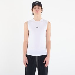 Nike Pro Men's Dri-FIT Tight Sleeveless Fitness Top White/ Black S