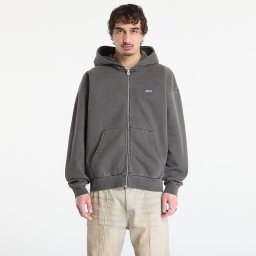 Суитшърт OBEY Lowercase Pigment Zip Hood Pigment Digital Black M