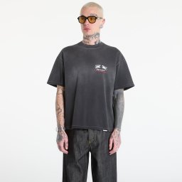 Тениска REPRESENT 24 Hour Service T-Shirt UNISEX Stained Black XXL