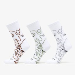 Чорапи Footshop The Bubble Socks 3-Pack Multicolour 39-42