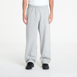 Суитшърт Nike Solo Swoosh Men's Fleece Open-Hem Pants Dk Grey Heather/ Lt Smoke Grey/ White M