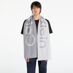 Шал Calvin Klein Bold Logo 2-Tone Wool Scarf Grey Universal