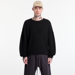 Суитшърт Fear of God Essentials Signature Waffle 90'S Crewneck Vintage Black XXL