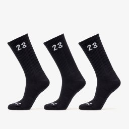 Чорапи Jordan Essentials Crew Socks 3-Pack Black/ White L