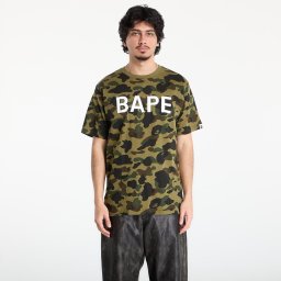 Тениска A BATHING APE 1St Camo Bape Rhinestone Tee UNISEX Green S