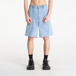 Къси панталони Calvin Klein Jeans Linen Denim Utlity Shorts Blue M