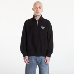 Суитшърт Carhartt WIP Longhand Half Zip Sweat UNISEX Black/ White XL