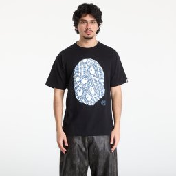 Тениска A BATHING APE Japanese Cloud Camo Label Tee UNISEX Black L