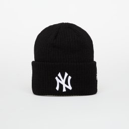 Шапка New Era Knit Medium MLB Wide Cuff Beanie New York Yankees Black Universal