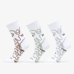 Чорапи Footshop The Bubble Socks 3-Pack Multicolour 36-38