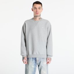 Суитшърт Nike Solo Swoosh Men's Fleece Crew Dk Grey Heather/ White L