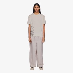 Панталони Y-3 Sport Uniform Pinstripe Track Trousers Chalk Pearl L