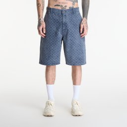 Къси панталони Daily Paper Washed Monogram Woven Shorts Blue Wing Teal XXL