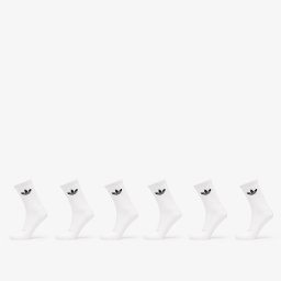 Чорапи adidas Trefoil Crew Sock Cushion 6-Pack White XL