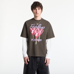 Тениска Playboy x FTSHP T-Shirt Lollies Dark UNISEX Grey S