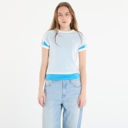 Тениска adidas Double Layered Cali T-Shirt Off White/ App Sky Rush L