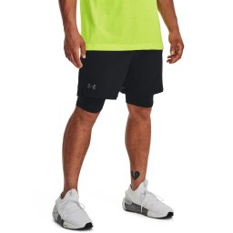 Къси панталони Under Armour Vanish Woven 2in1 Sts Black/ Black/ Pitch Gray XXL