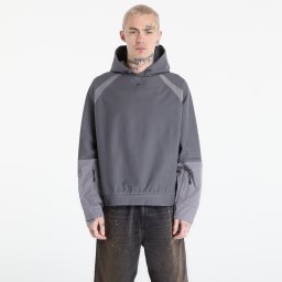 Суитшърт Nike Tech Men's Dri-FIT Shori Knit Utility Hoodie Iron Grey/ Pencil Point/ Black M
