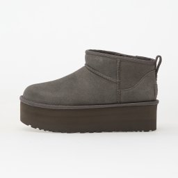UGG W Classic Ultra Mini Platform Charcoal 10