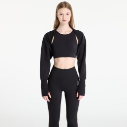 Суитшърт adidas x Stella Mccartney Studio Sweatshirt Shrug Black XS