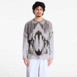 Тениска Y-3 Mercedes Wolf Graphic Long Sleeve T Shirt Black L