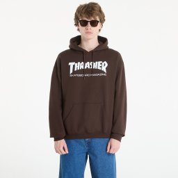 Суитшърт Thrasher Skate Mag Hood Dark Chocolate/ White L