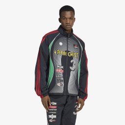 Яке adidas Teamgeist Moto Tracktop Black/ White/ Better Scarlet XL