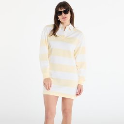 Облекло Calvin Klein Jeans Ls Varsity Stripe Mini Polo Dres Snow White Stripe L