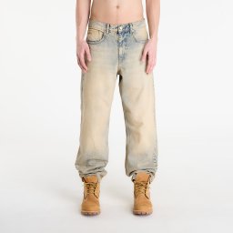 Дънки Patta Dirty Whiskers Denim Pants Sandwashed Light Blue Denim 28
