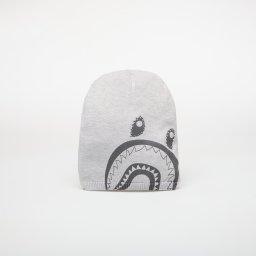Шапка A BATHING APE Crystal Shark Knit Cap Gray Universal