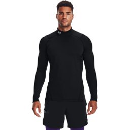 Тениска Under Armour Cg Armour Fitted Mock Black/ White XXL
