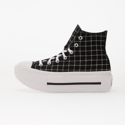 Сникърси Converse Chuck Taylor All Star Lift Double Stack Platform Plaid Hi Black/ White/ Black EUR 36