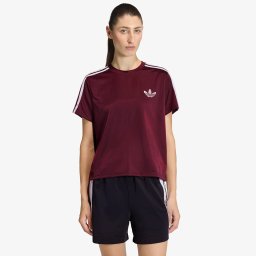 Тениска adidas Firebird T-Shirt Maroon/ Off White S