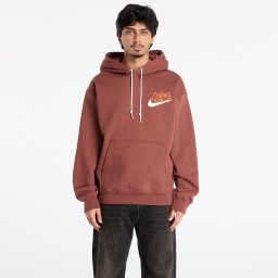 Суитшърт Nike Solo Swoosh Men's Fleece Hoodie Red Sepia S