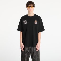 Тениска BAPE® x FOOTSHOP - Scribble Logo Tee Black M