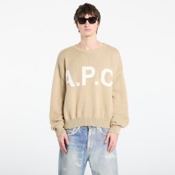 Пуловер A.P.C. Logo Jumper UNISEX Beige XXL