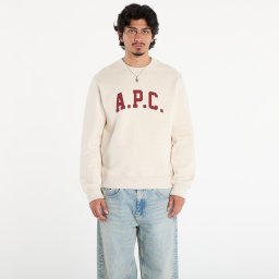 Суитшърт A.P.C. Sweat Harris - Gots Ecru Chine XXL