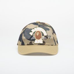 Шапка A BATHING APE 1st Camo College Patched Mesh Cap Yellow UNISEX Universal