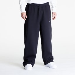 Потници Nike Solo Swoosh Men's Open-Hem Brushed-Back Fleece Pants Black/ White L