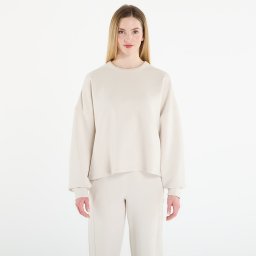 Суитшърт Nike 24.7 ImpossiblySoft Women's Dri-FIT Oversized Crew-Neck Top Lt Orewood Brn/ Lt Iron Ore L