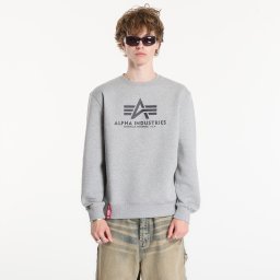 Суитшърт Alpha Industries Basic Hoody Small Logo II Grey Heather XL