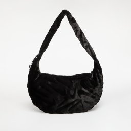 Чанта Nike Sportswear Faux Fur Slouchy Bag 19L Black/ Black Universal