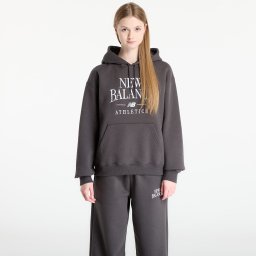 Суитшърт New Balance Linear Heritage Fleece Hoodie Faded Black L