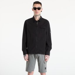 Риза C.P. Company Organic Gabardine Zipped Lens Overshirt Black S