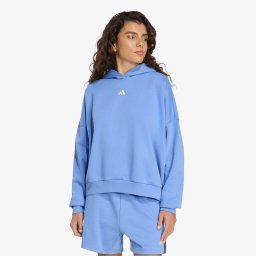 Суитшърт adidas 3 Stripes Studio Hoodie Blue Fusion L